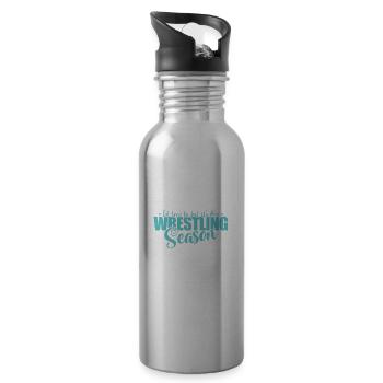 I'd love to, but it's Pro Wrestling Season Show - Water bottle with straw - silver - Right