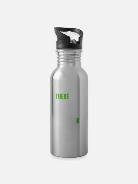 Umweltschutz No Planet B - Trinkflasche mit integriertem Trinkhalm - 
