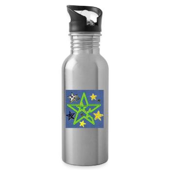 STARS - Shop WoW - 2023 - Water bottle with straw - silver - Right