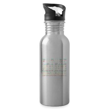 Future Video Game Designer - Trinkflasche mit integriertem Trinkhalm - Lightsilver - Rechts