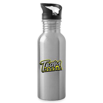 Team Member - Water bottle with straw - silver - Right