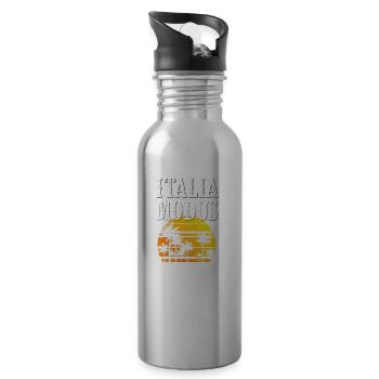 Italia Modus - Trinkflasche mit integriertem Trinkhalm - Lightsilver - Rechts