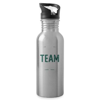 Cooking Team - Water bottle with straw - silver - Right