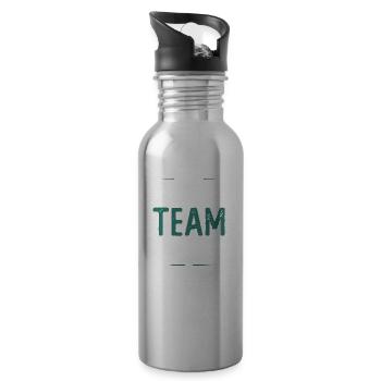 Climbing Team - Water bottle with straw - silver - Right