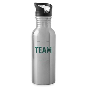Table Tennis Team - Water bottle with straw - silver - Right