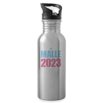 Malle 2023 - Water bottle with straw - silver - Right