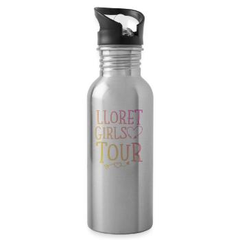 Lloret De Mar Girls Tour - Gourde avec paille intégrée - argent clair - Droite