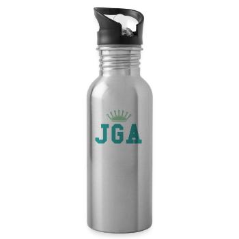 Jga 2024 Junggesellenabschied - Trinkflasche mit integriertem Trinkhalm - Lightsilver - Rechts