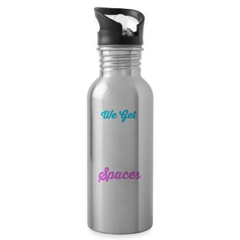 Midwife - Water bottle with straw - silver - Right