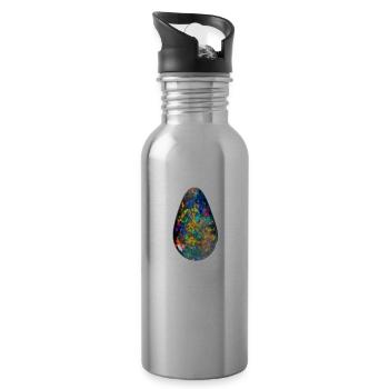 cr productions - Water bottle with straw - silver - Right