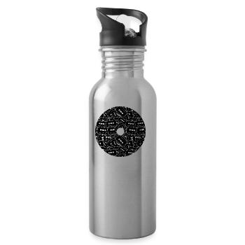 CD - Water bottle with straw - silver - Right