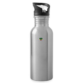 queens from gift i love ETHIOPIA - Water bottle with straw - silver - Right