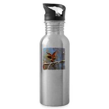 nature - Trinkflasche mit integriertem Trinkhalm - Lightsilver - Rechts