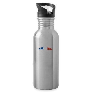 Tourmalet - Water bottle with straw - silver - Right
