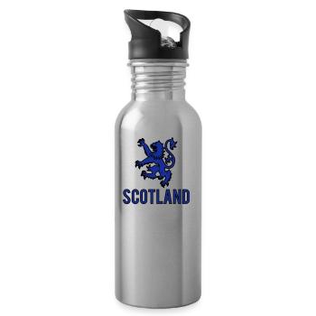 scotland_001 - Water bottle with straw - silver - Right