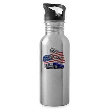 Low rider - Water bottle with straw - silver - Right