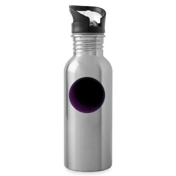 Colorful Blackhole Circle 2 - Trinkflasche mit integriertem Trinkhalm - Lightsilver - Rechts