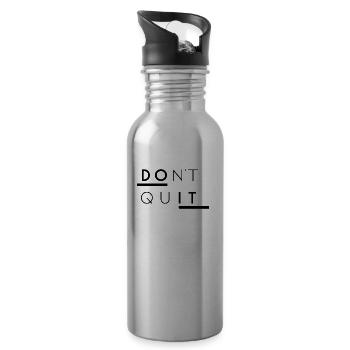 Do It Motivation - Water bottle with straw - silver - Right