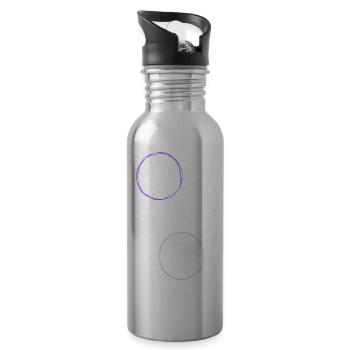 Escape Adventures Refreshing Break Funny Sayings - Water bottle with straw - silver - Right