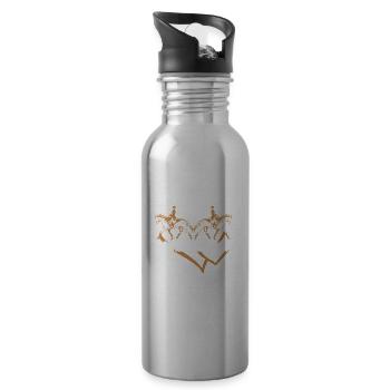 Rider Heart Endurance Riding - Water bottle with straw - silver - Right