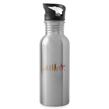 Rider Evolution Dressage - Water bottle with straw - silver - Right