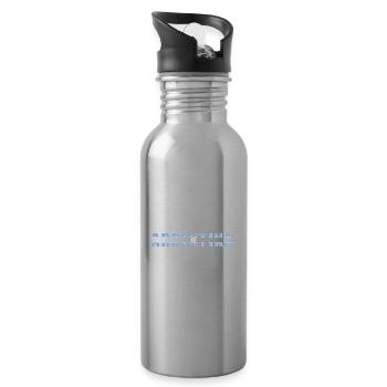 Argentina Rugby - Trinkflasche mit integriertem Trinkhalm - Lightsilver - Rechts