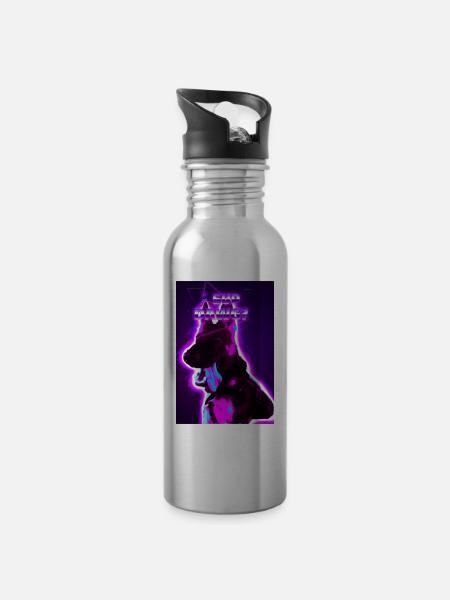 ´Sup Dawg? - Trinkflasche mit integriertem Trinkhalm -