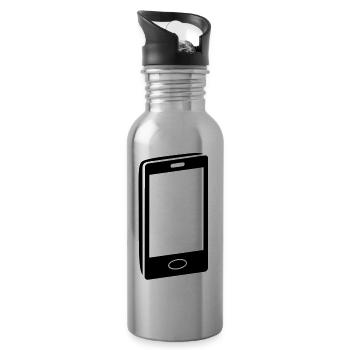 handy_f1 - Gourde avec paille intégrée - argent clair - Droite