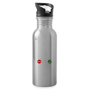 Sorry i missed your call. I was on my other line - Trinkflasche mit integriertem Trinkhalm - Lightsilver - Rechts