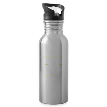 Football Team - Water bottle with straw - silver - Right