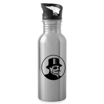 Arsene lupine 1 FNR - Water bottle with straw - silver - Right