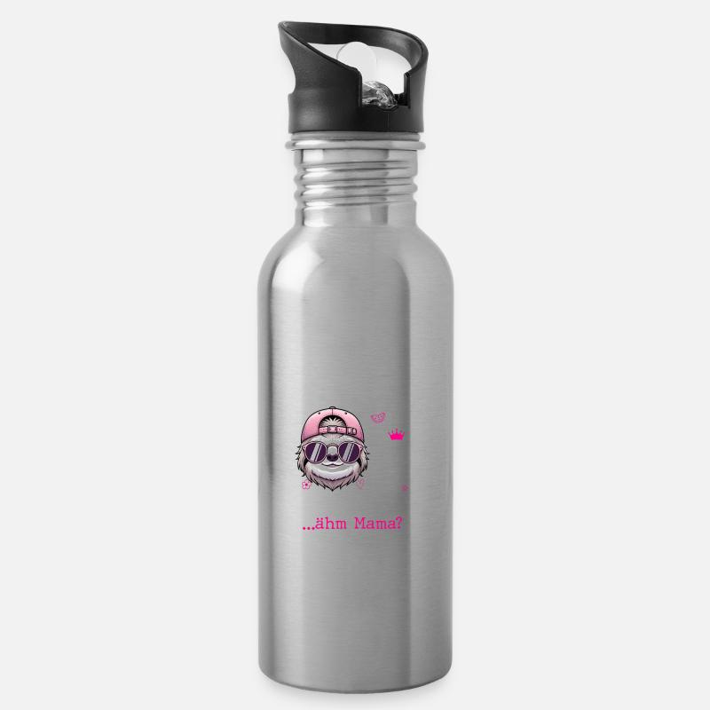 Digga Ich Bin 10 Kindergeburtstag Mädchen - Trinkflasche mit integriertem Trinkhalm - Lightsilver