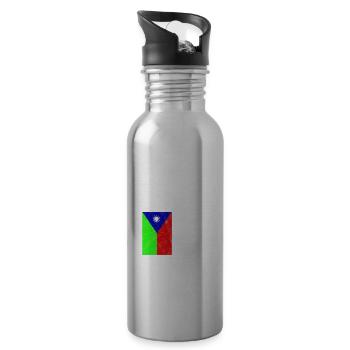 Balochistan - Water bottle with straw - silver - Right