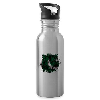 Pakistan - Water bottle with straw - silver - Right