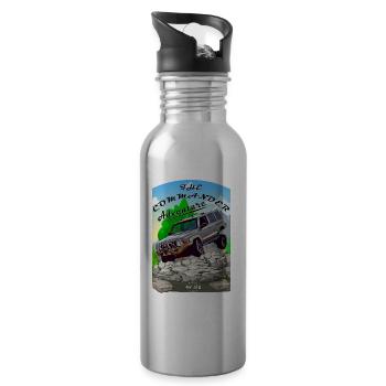 Commaner-Abenteuer - Trinkflasche mit integriertem Trinkhalm - Lightsilver - Rechts