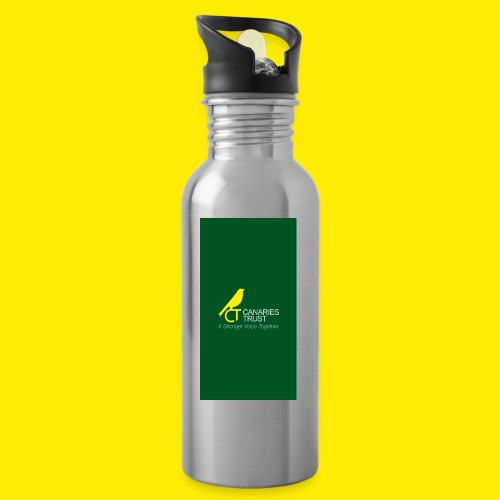 Canaries Trust Merchandise Range - Water bottle with straw