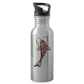 Koi - Trinkflasche mit integriertem Trinkhalm - Lightsilver - Rechts