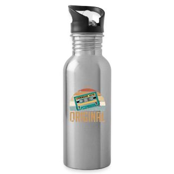 Die Legenden wurden im Januar 2005 geboren Geschen - Trinkflasche mit integriertem Trinkhalm - Lightsilver - Rechts