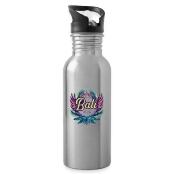 Bali 2025 Team - Water bottle with straw - silver - Right