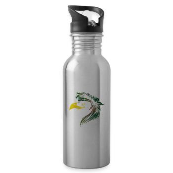 Dominica - Water bottle with straw - silver - Right