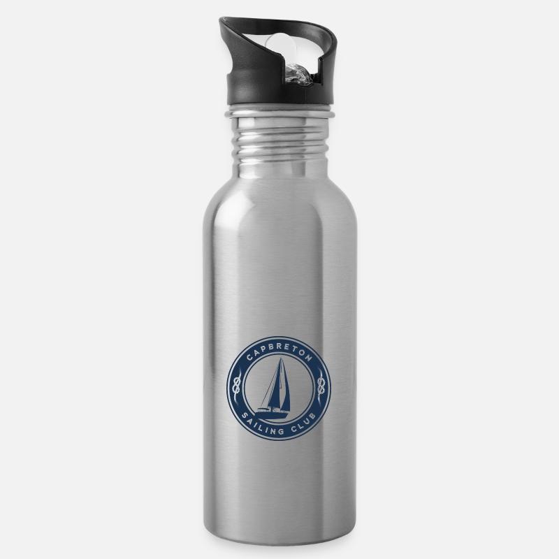 Capbreton - Water bottle with straw - silver
