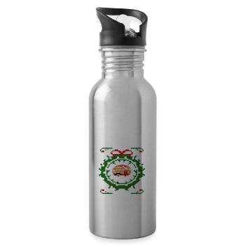 CAMPEUR D’HIVER UGGLY HAPPY - Gourde avec paille intégrée - argent clair - Droite