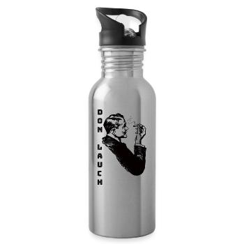 Don Lauch - Trinkflasche mit integriertem Trinkhalm - Lightsilver - Rechts