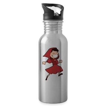 woman 161028 1280 - Gourde avec paille intégrée - argent clair - Droite