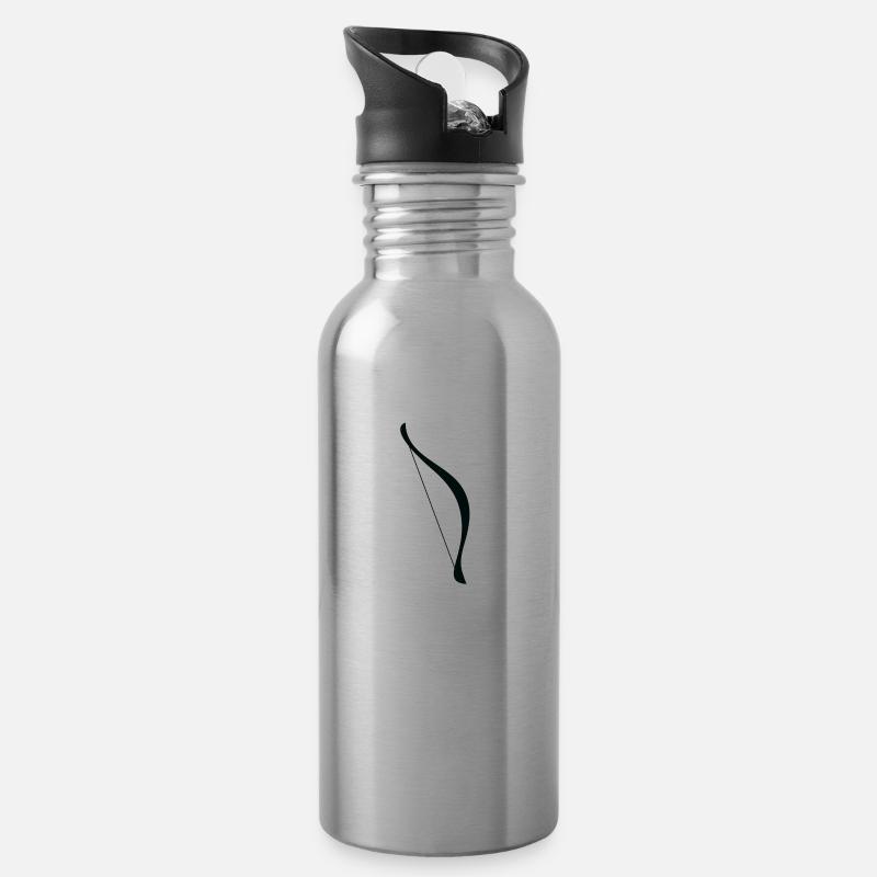 Legolas' bow - Water bottle with straw - silver