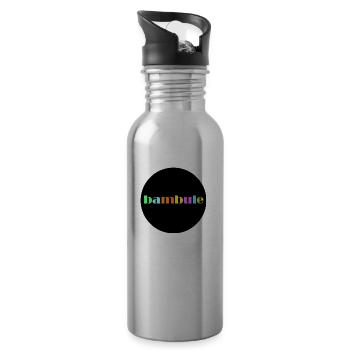 bambule - Trinkflasche mit integriertem Trinkhalm - Lightsilver - Rechts
