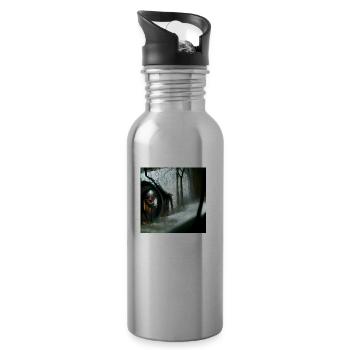 Lost - Water bottle with straw - silver - Right