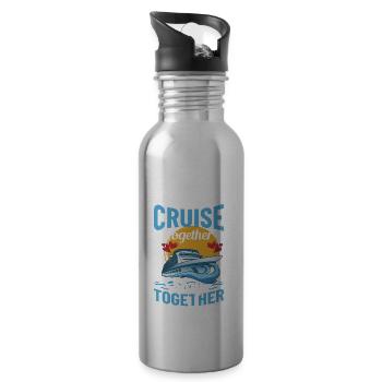 Croisière Croisière Croisière Croisière - Gourde avec paille intégrée - argent clair - Droite