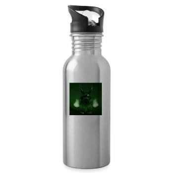 XList Metallic Loki Viking God Sonderedition - Trinkflasche mit integriertem Trinkhalm - Lightsilver - Rechts