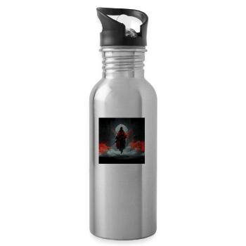 le réveil du ronin - Gourde avec paille intégrée - argent clair - Droite